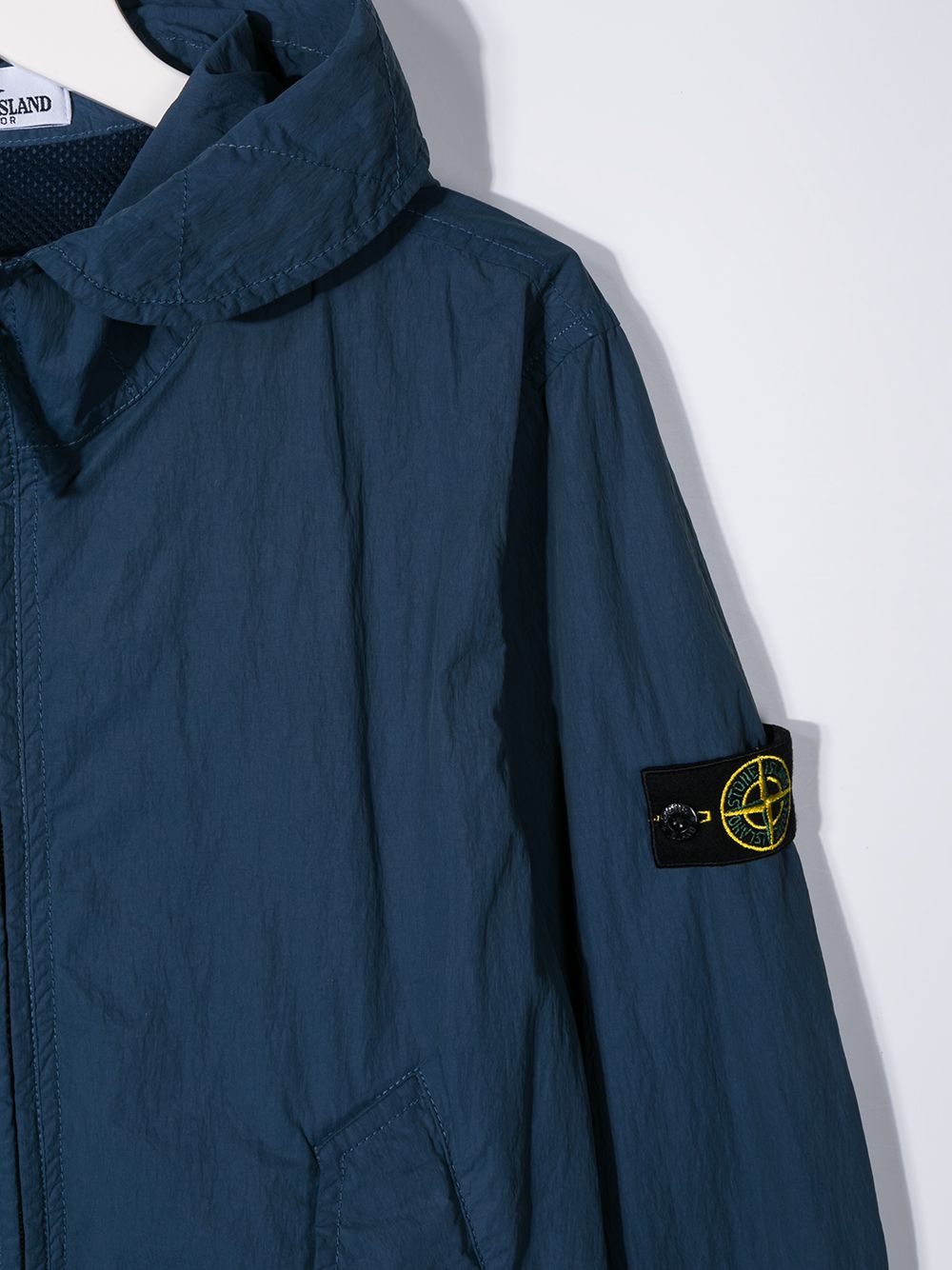 фото Stone island junior teen zipped jacket