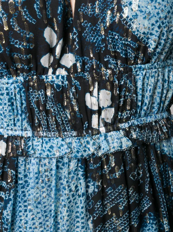 ulla johnson metallic dress