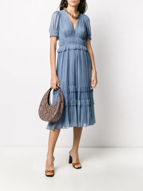 Ulla Johnson Elodie crinkled midi dress 