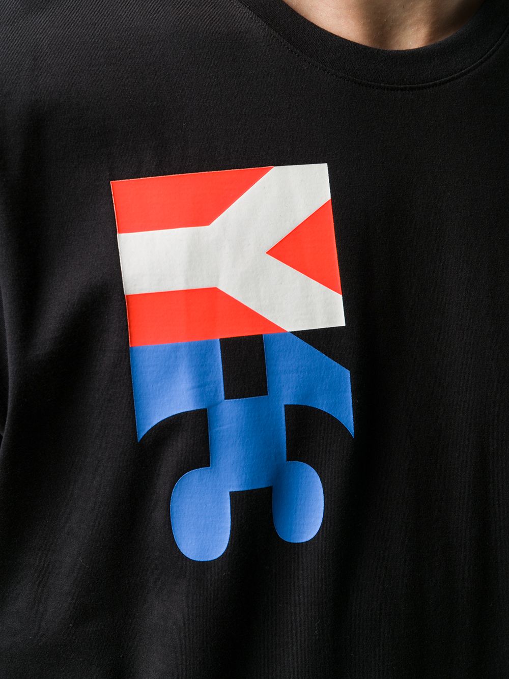 фото Y-3 crew neck graphic logo t-shirt