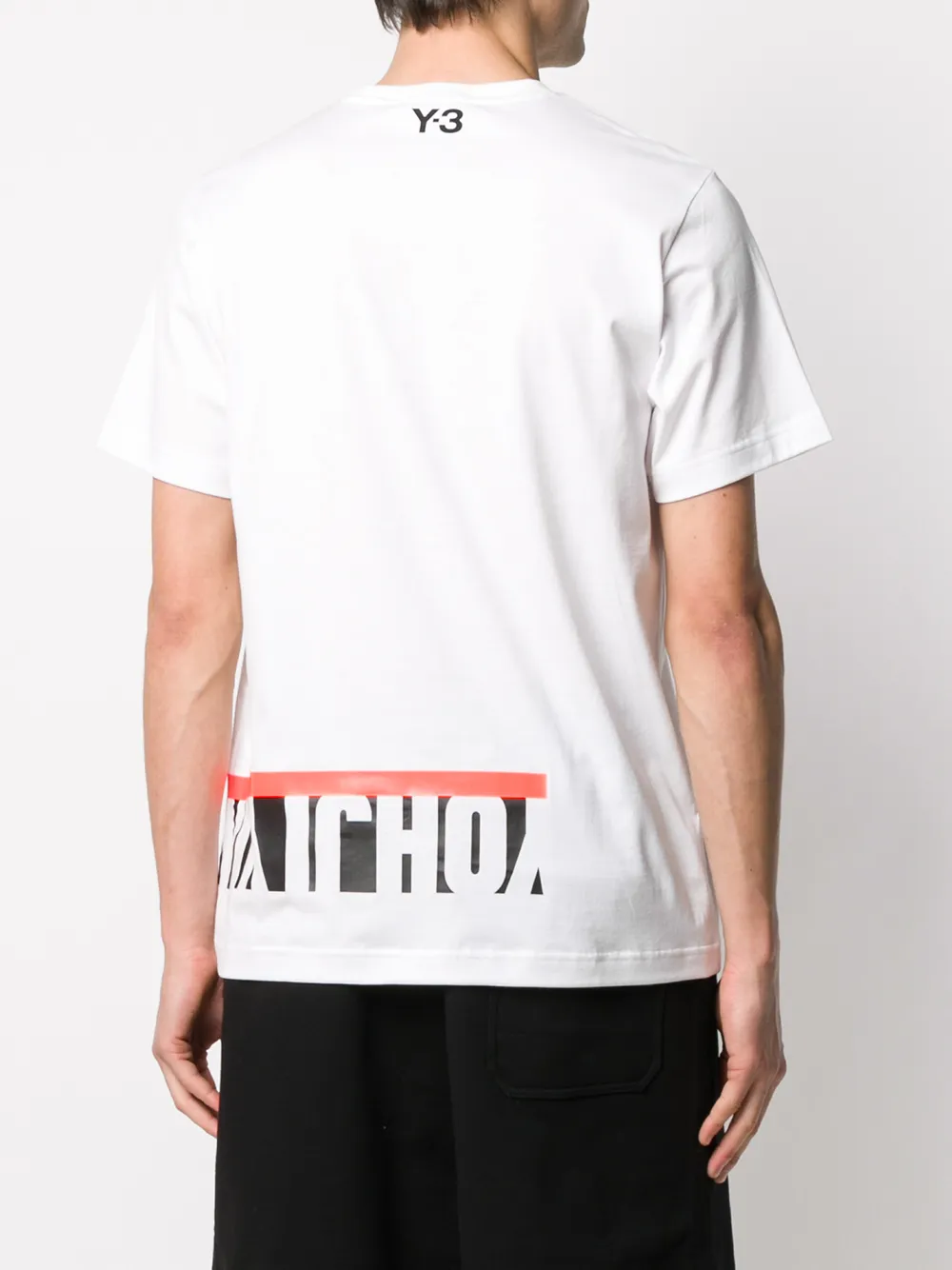 фото Y-3 crew neck printed t-shirt