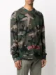 Valentino Camouflage Poetry print sweatshirt