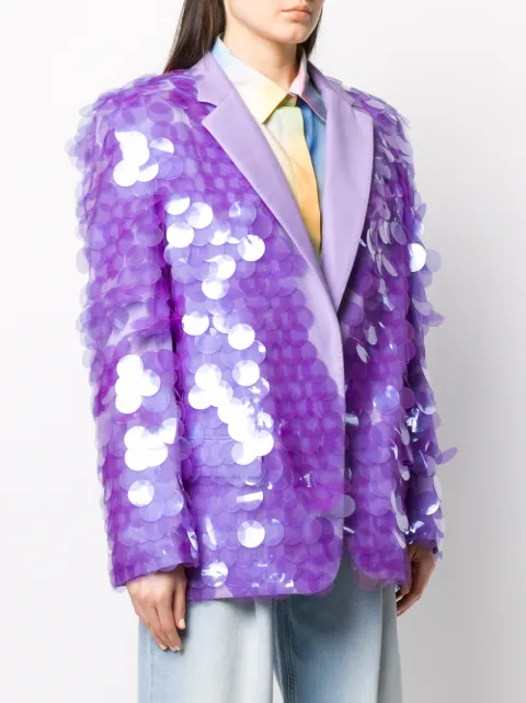 oversized sequin jacket