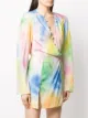 The Attico Lauren tie-dye mini dress