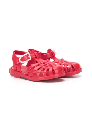 strappy jelly sandals