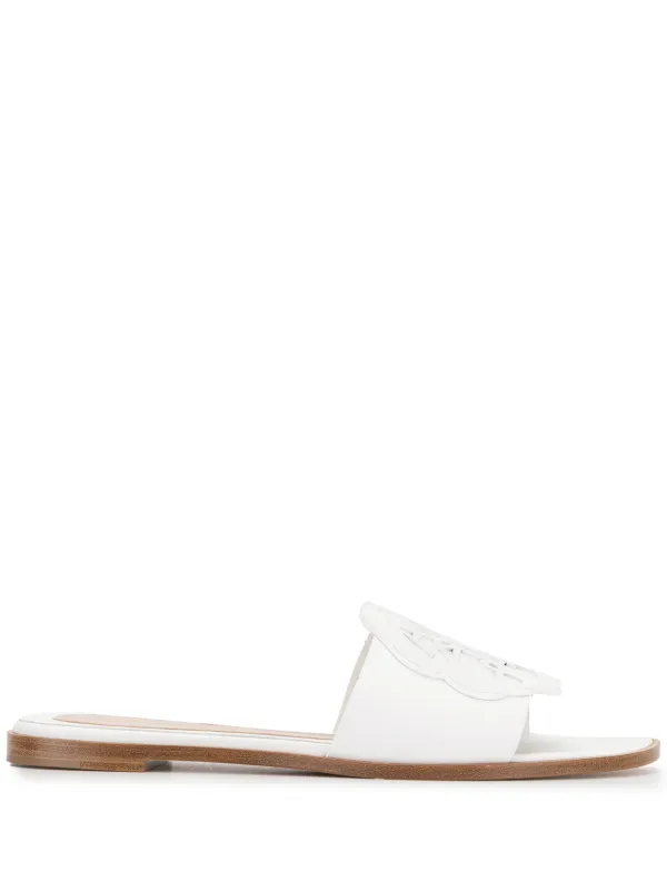 neutral sandals flat