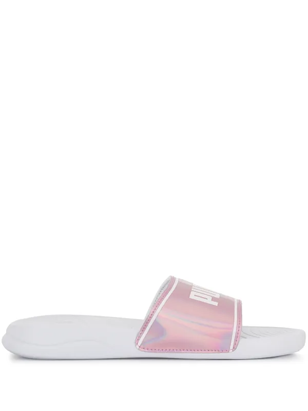 iridescent puma slides