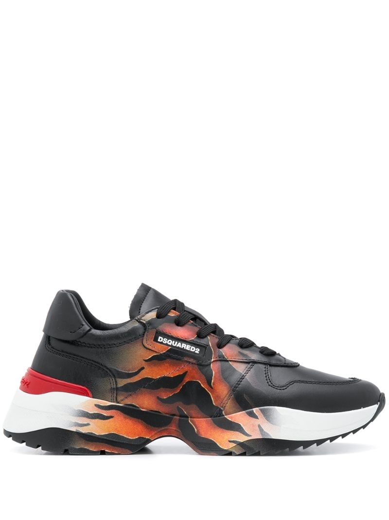 sneakers tiger print