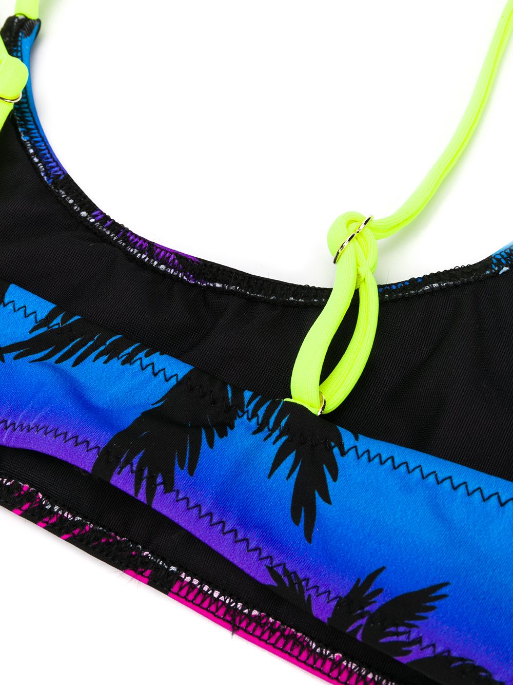 фото Mc2 saint barth kids palm tree print bikini