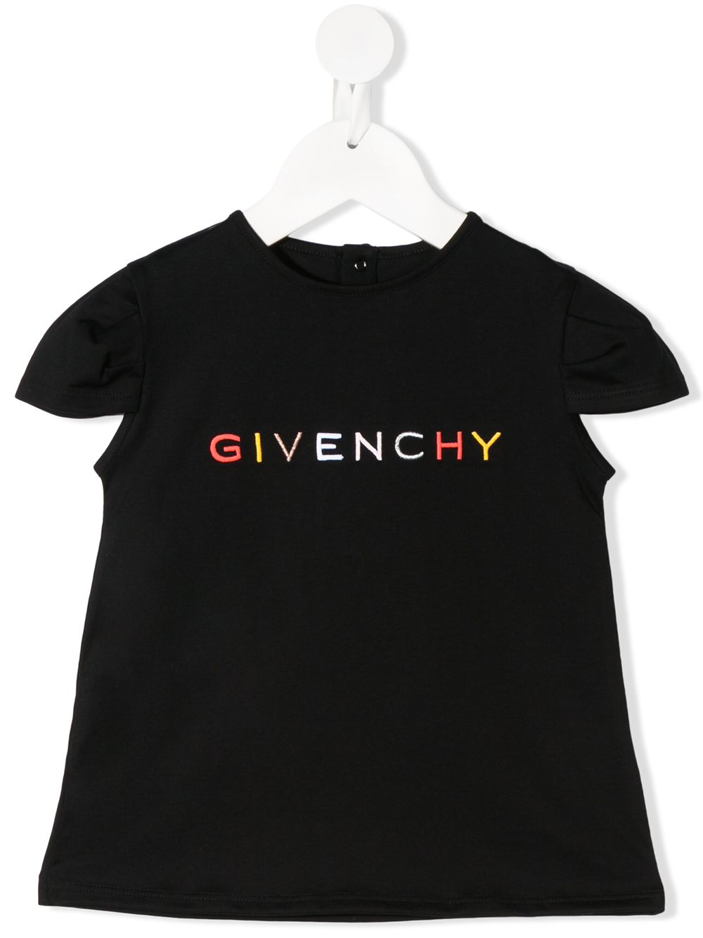 фото Givenchy kids embroidered logo t-shirt