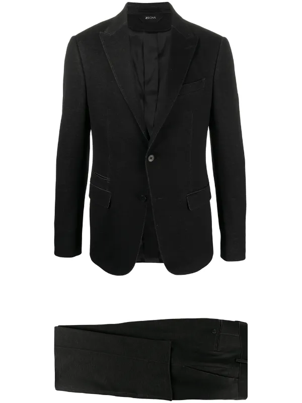 Z Zegna テクスチャード スーツ 通販 Farfetch