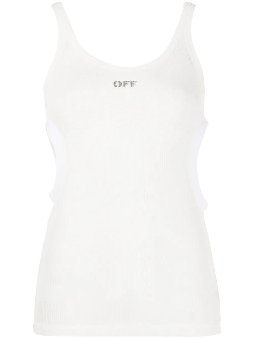Off-White 'Swiss Cheese' Top - Weiß