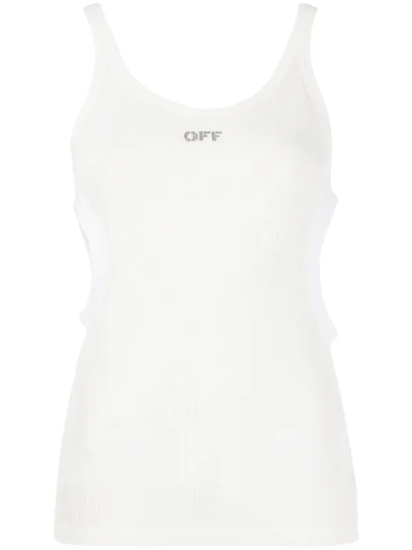 off white sleeveless top