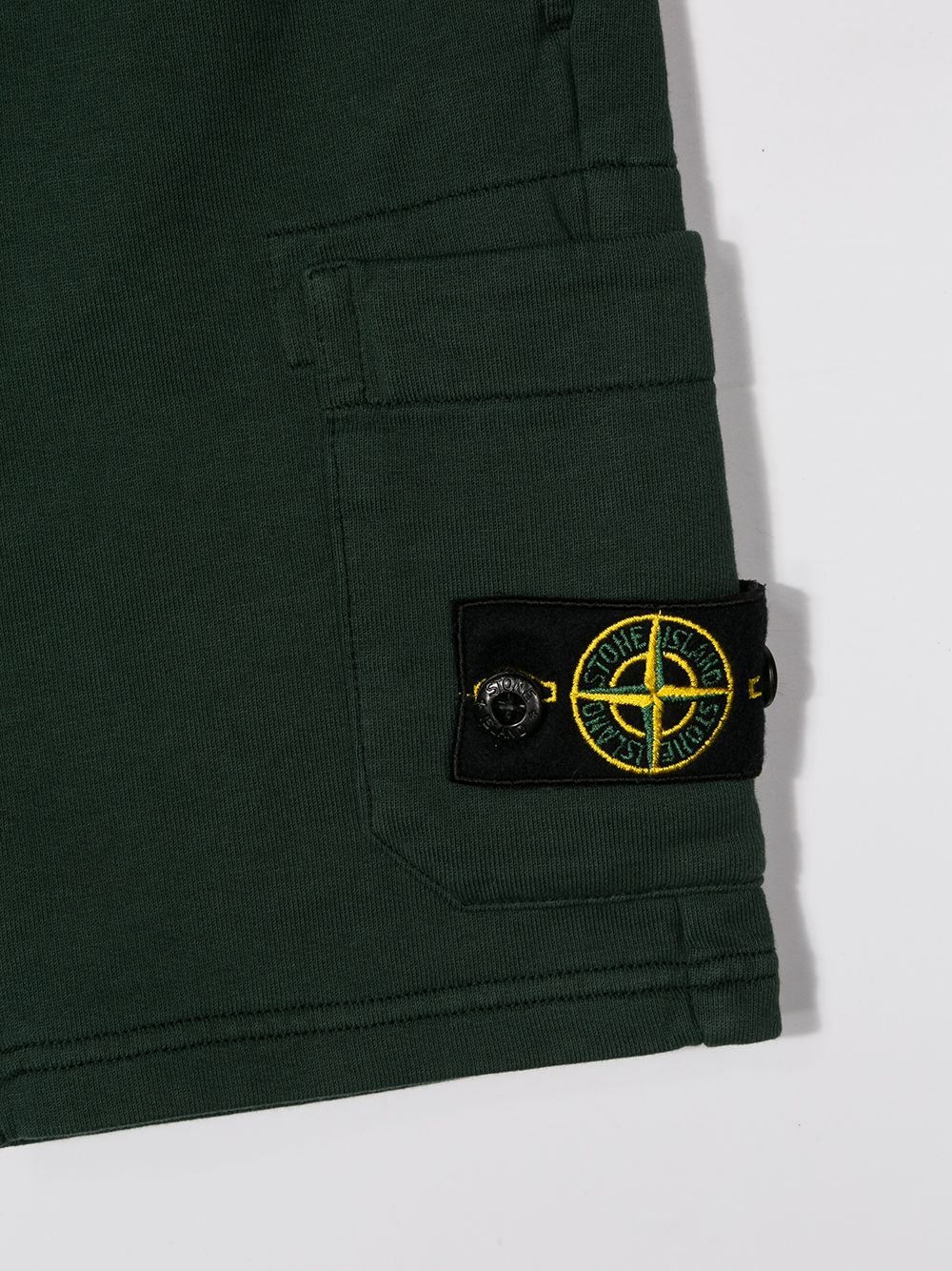 фото Stone island junior шорты с нашивкой-логотипом