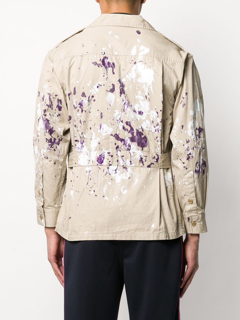 фото Needles paint-print cotton jacket