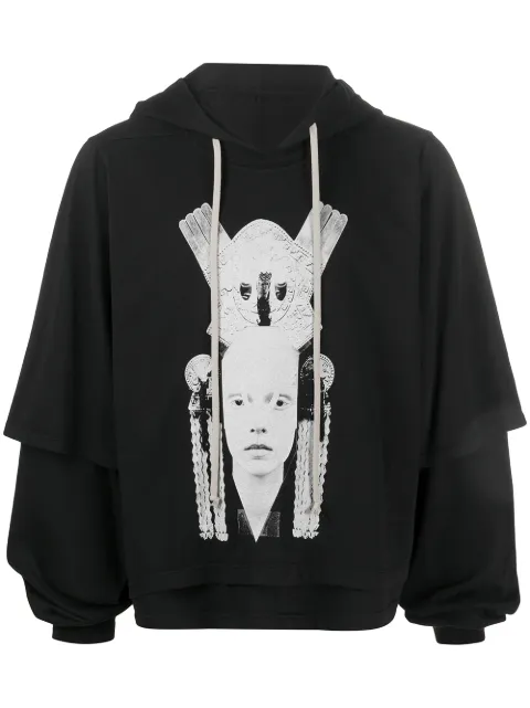 yeezy double layer hoodie