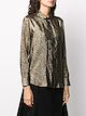 Saint Laurent lamé silk shimmering shirt