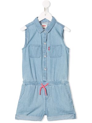 levi's sleeveless denim jumpsuit