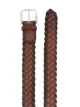 Orciani burnished woven leather belt