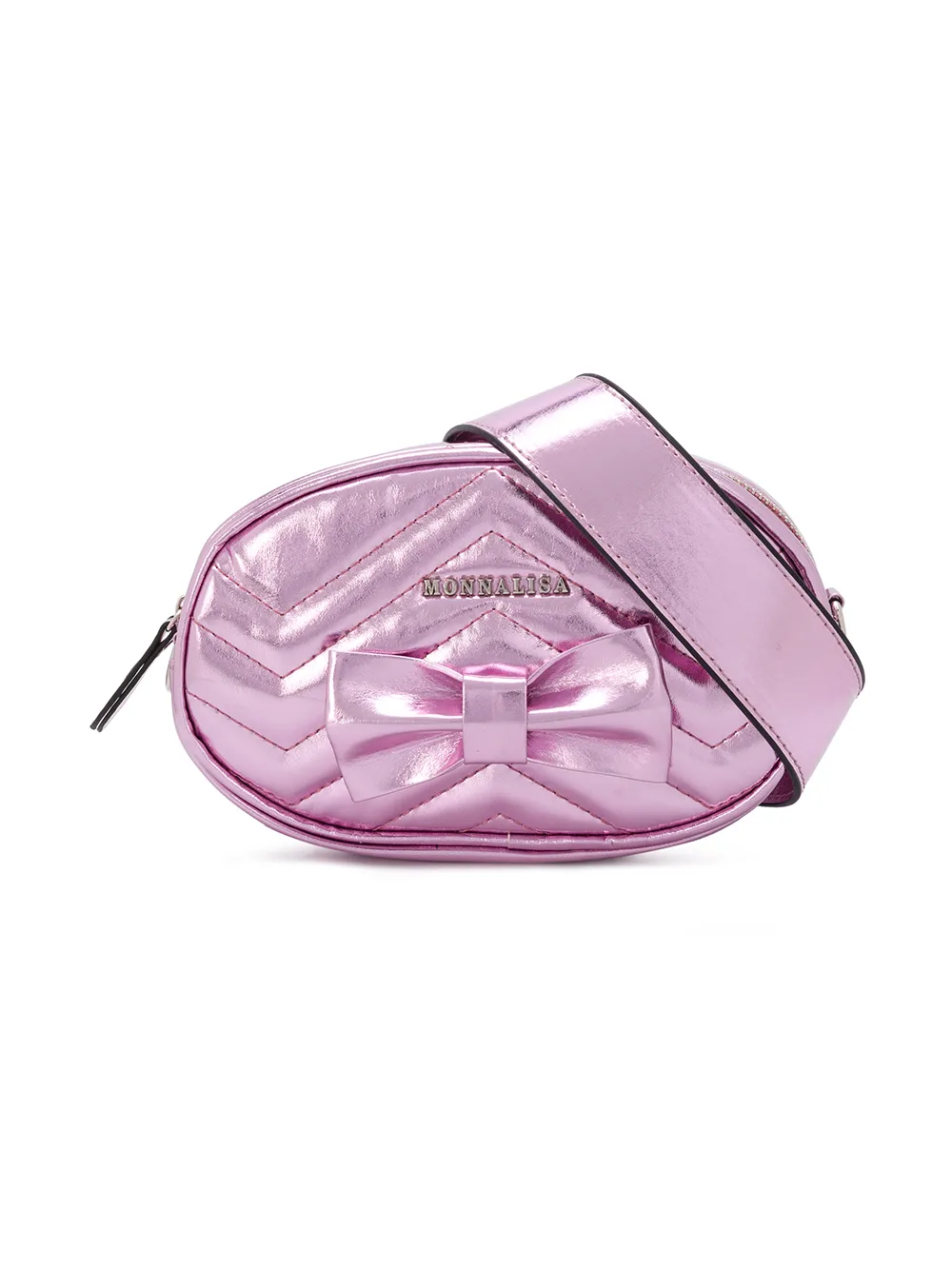 Monnalisa quilted metallic belt bag Monnalisa quilted metallic belt bag
