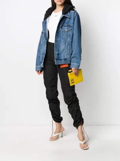 hooded denim jacket | VETEMENTS 