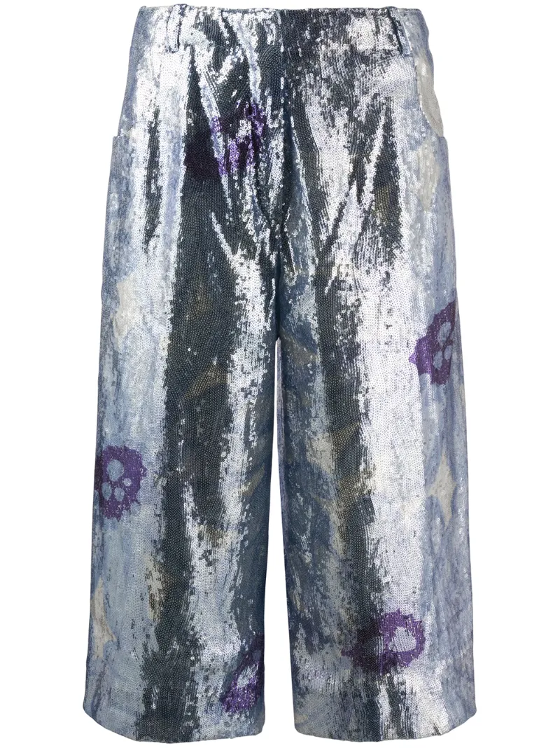 JACQUEMUS LE SHORT D’HOMME SEQUINNED CULOTTES