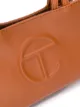 Telfar embossed logo small tote