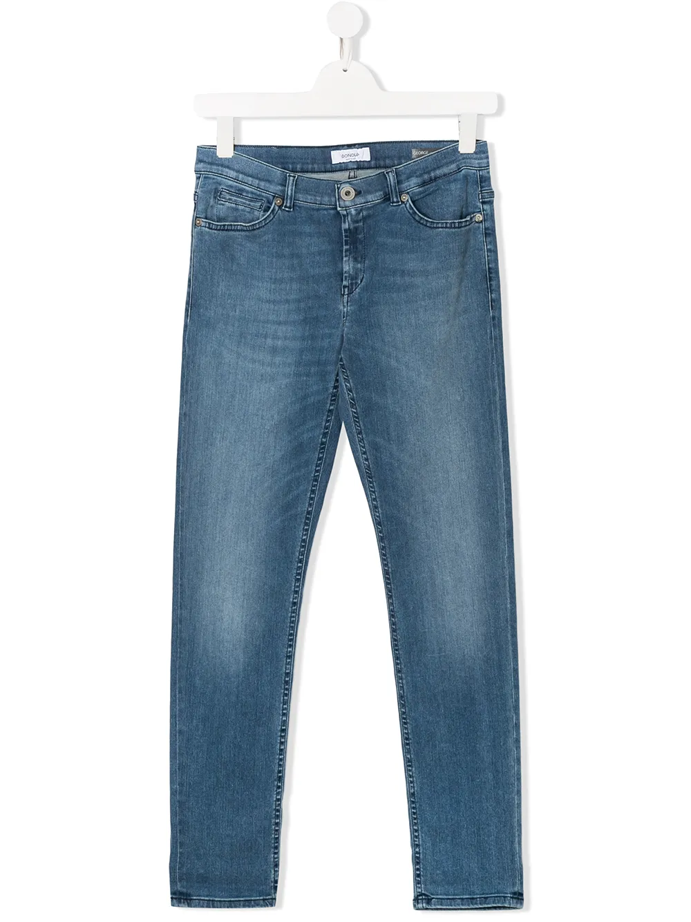 Dondup Kids' Straight-leg Jeans In Blue