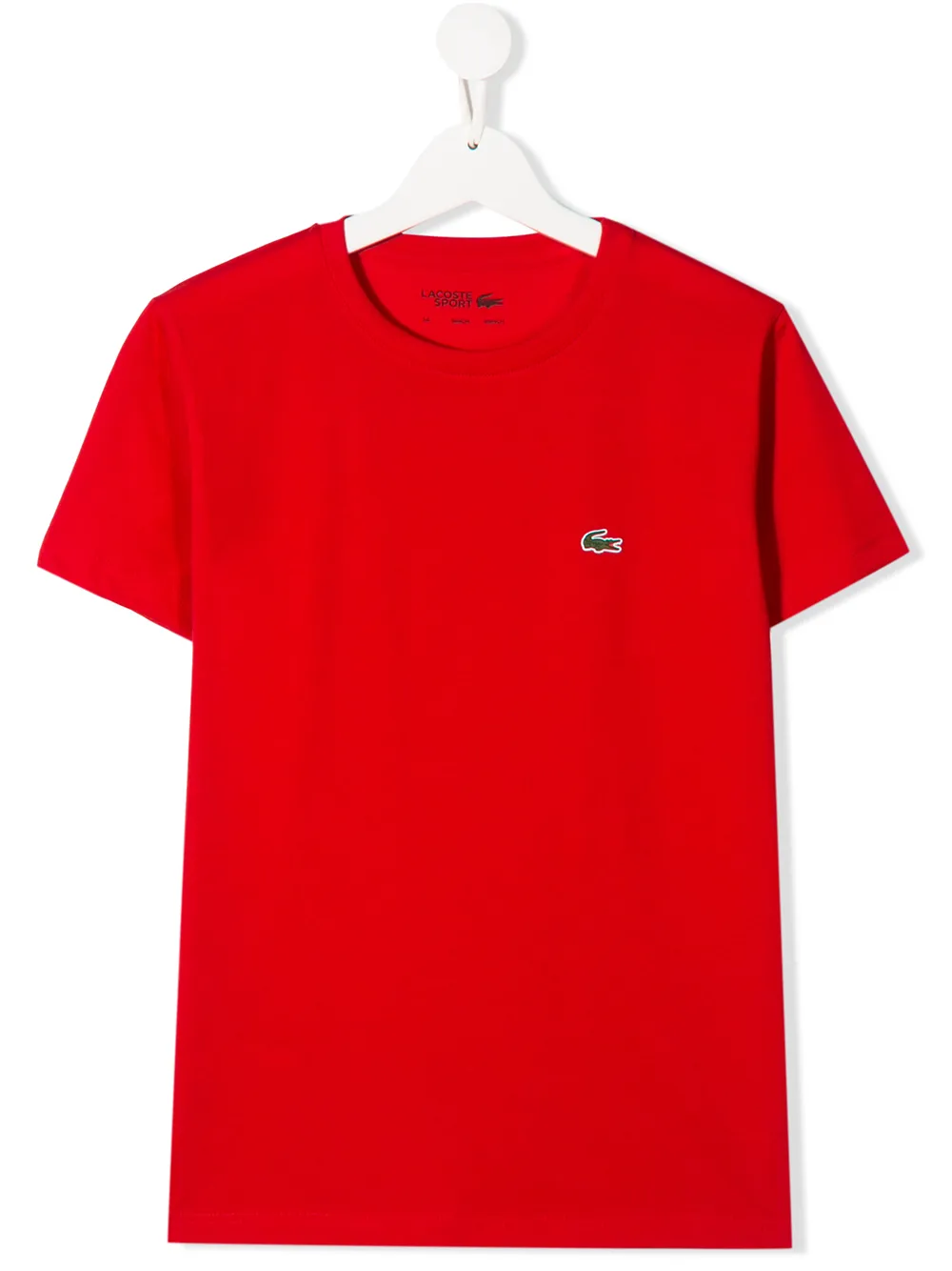 Lacoste Kids' Crew Neck T-shirt In 红色