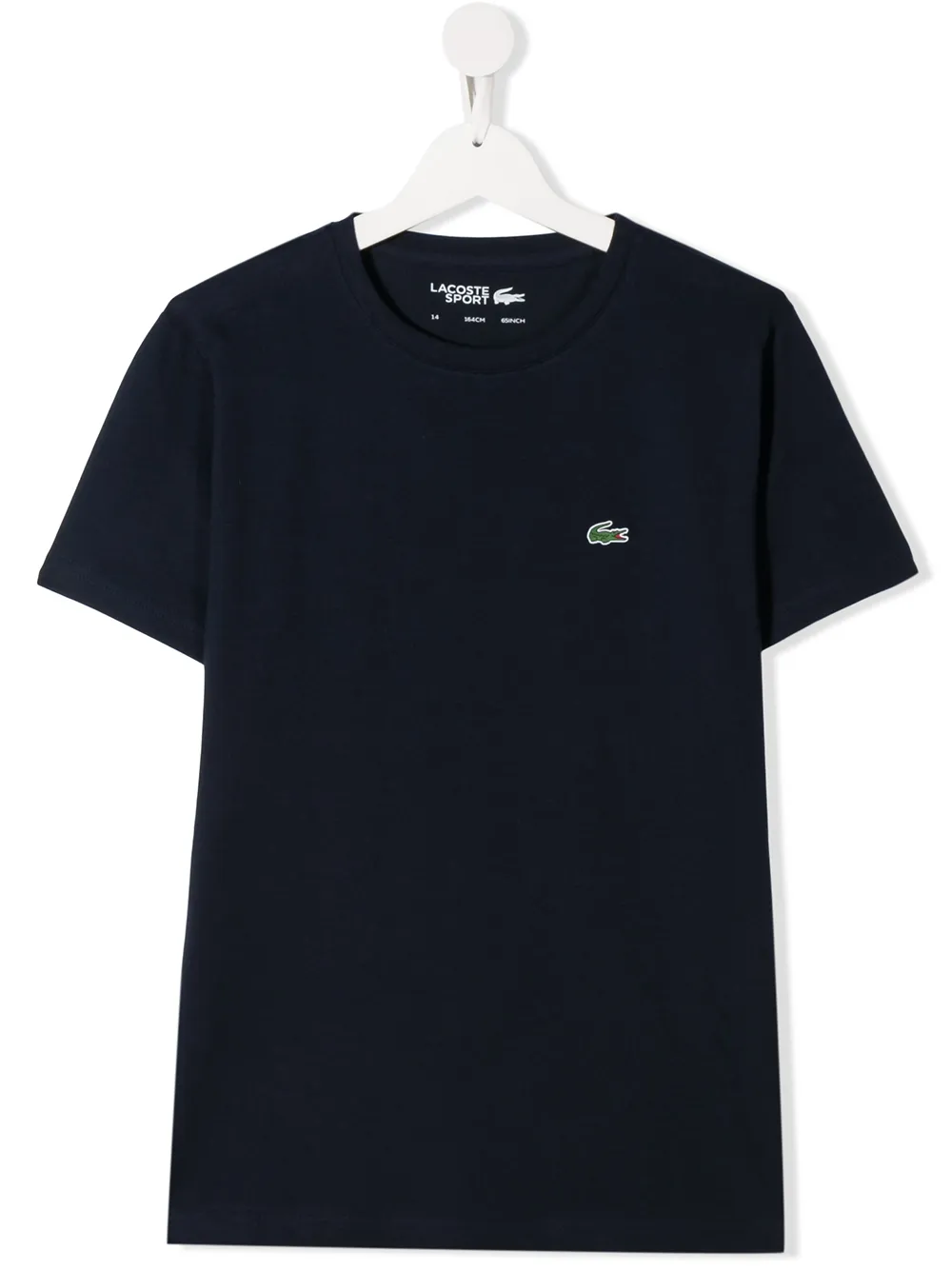 Lacoste Kids' Crew Neck T-shirt In 蓝色