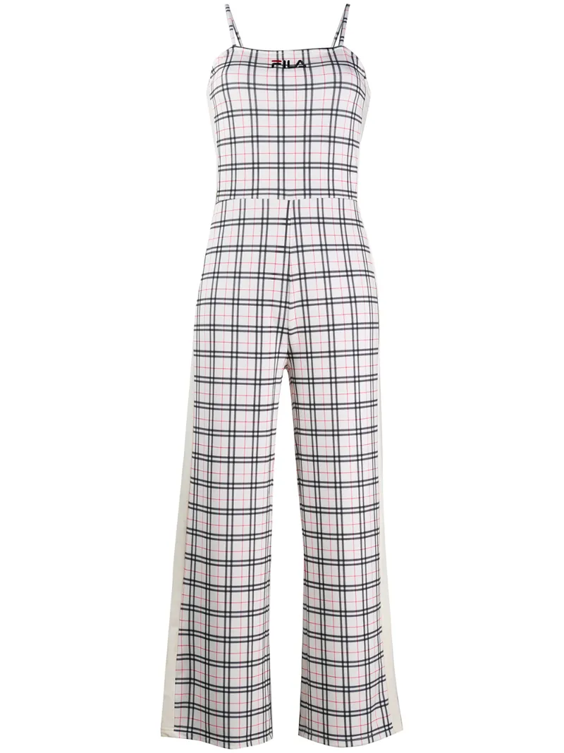 white polyester jumpsuit