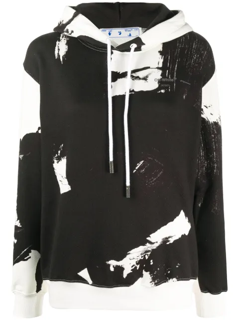 Off-White painted hoodie