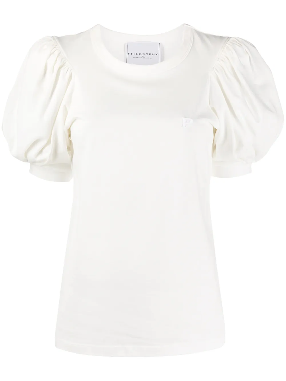 Philosophy Di Lorenzo Serafini T-shirt con maniche a palloncino - Bianco