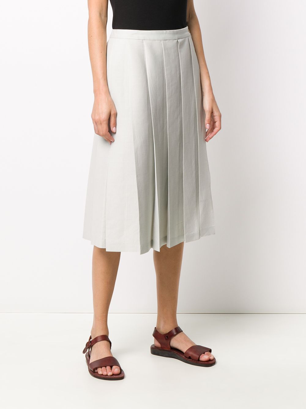 фото Chalayan pleated midi skirt