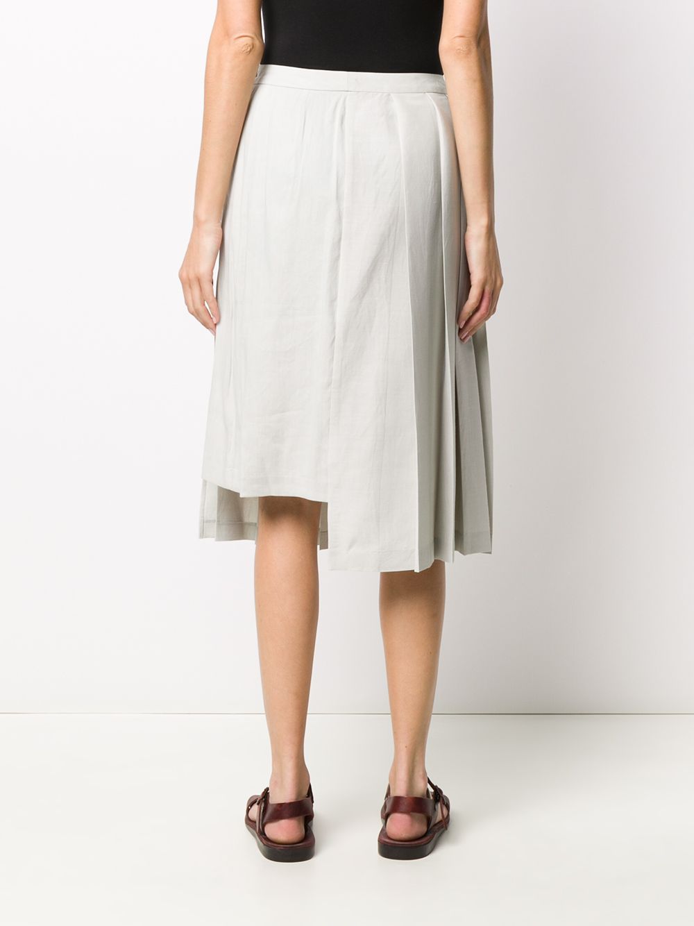 фото Chalayan pleated midi skirt