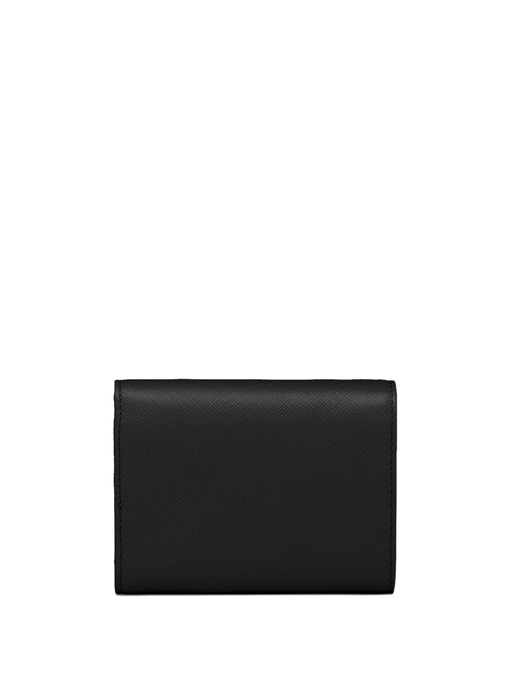 Prada Small logo-plaque Saffiano Leather Wallet - Farfetch