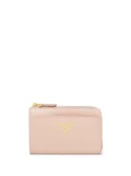 Prada leather keychain wallet - Pink