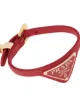 Prada triangular logo bracelet