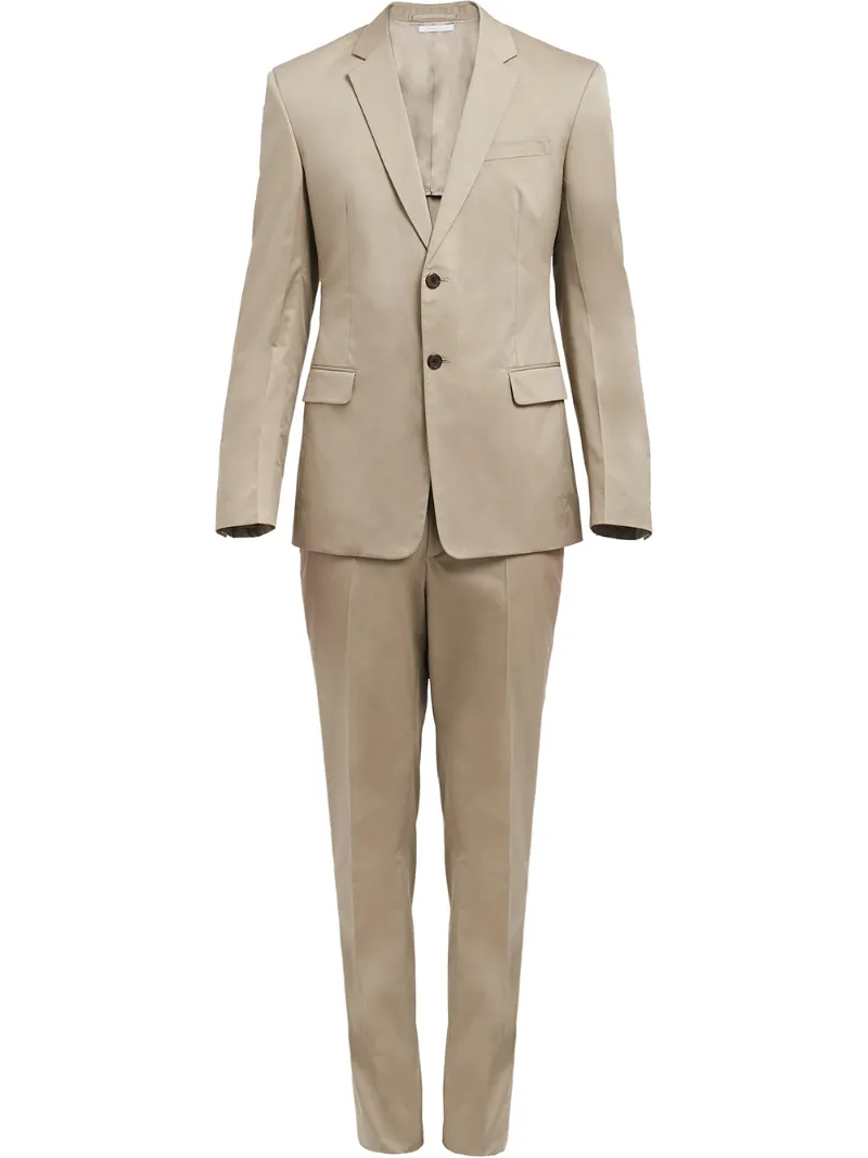 PRADA COTTON TWILL SLIM-FIT SUIT