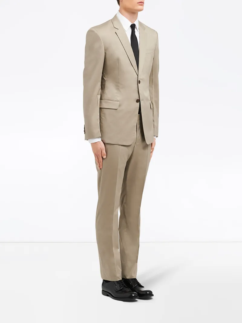 PRADA COTTON TWILL SLIM-FIT SUIT