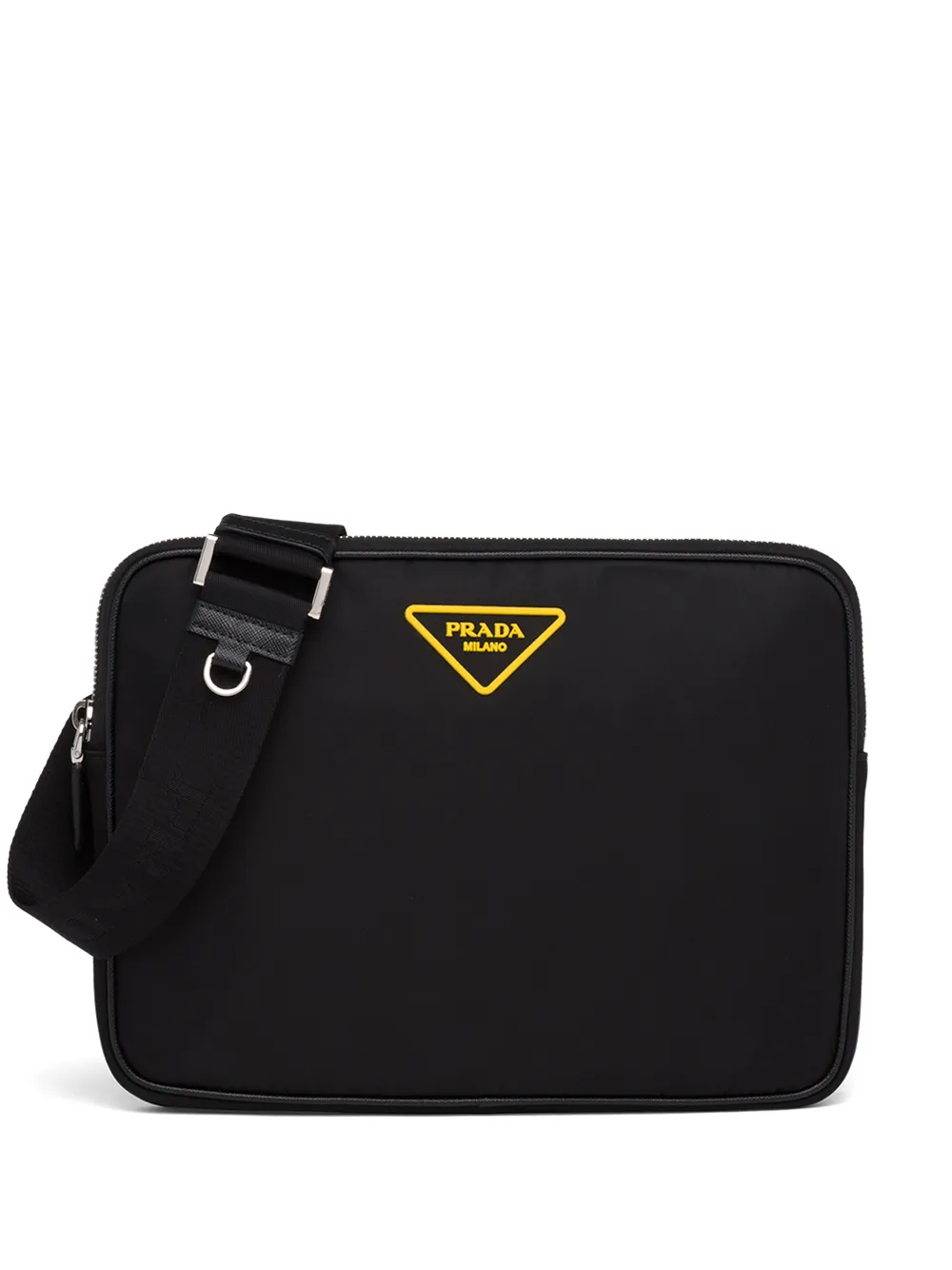 prada logo patch