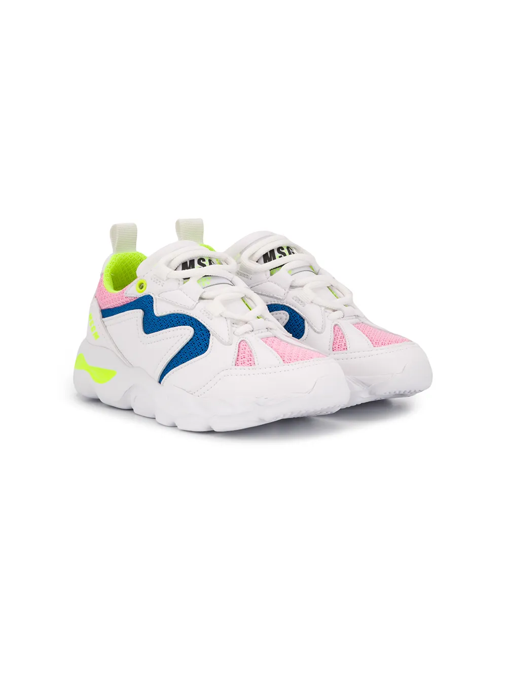 Msgm Kids кроссовки с сетчатыми вставками Msgm Kids кроссовки с сетчатыми вставками