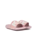 Michael Kors Kids embellished logo sliders - Pink