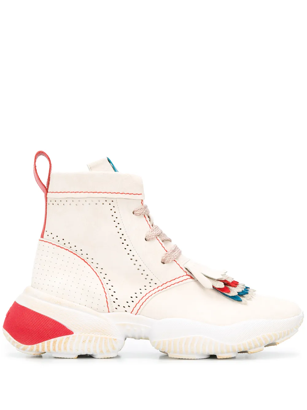 Hogan Interaction high-top sneakers Beige