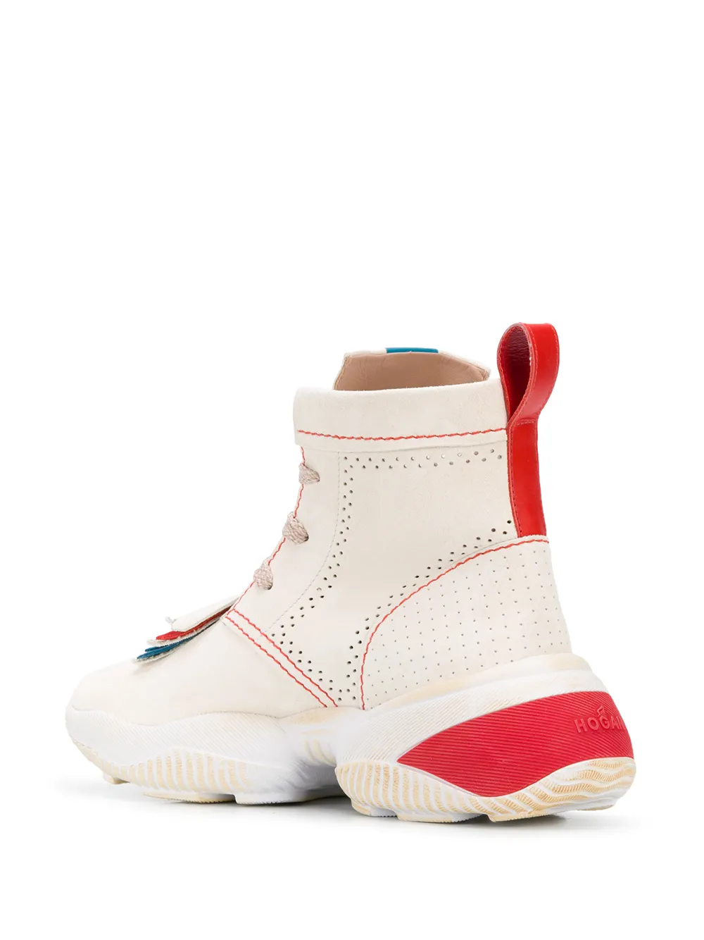Hogan Interaction high-top sneakers Beige