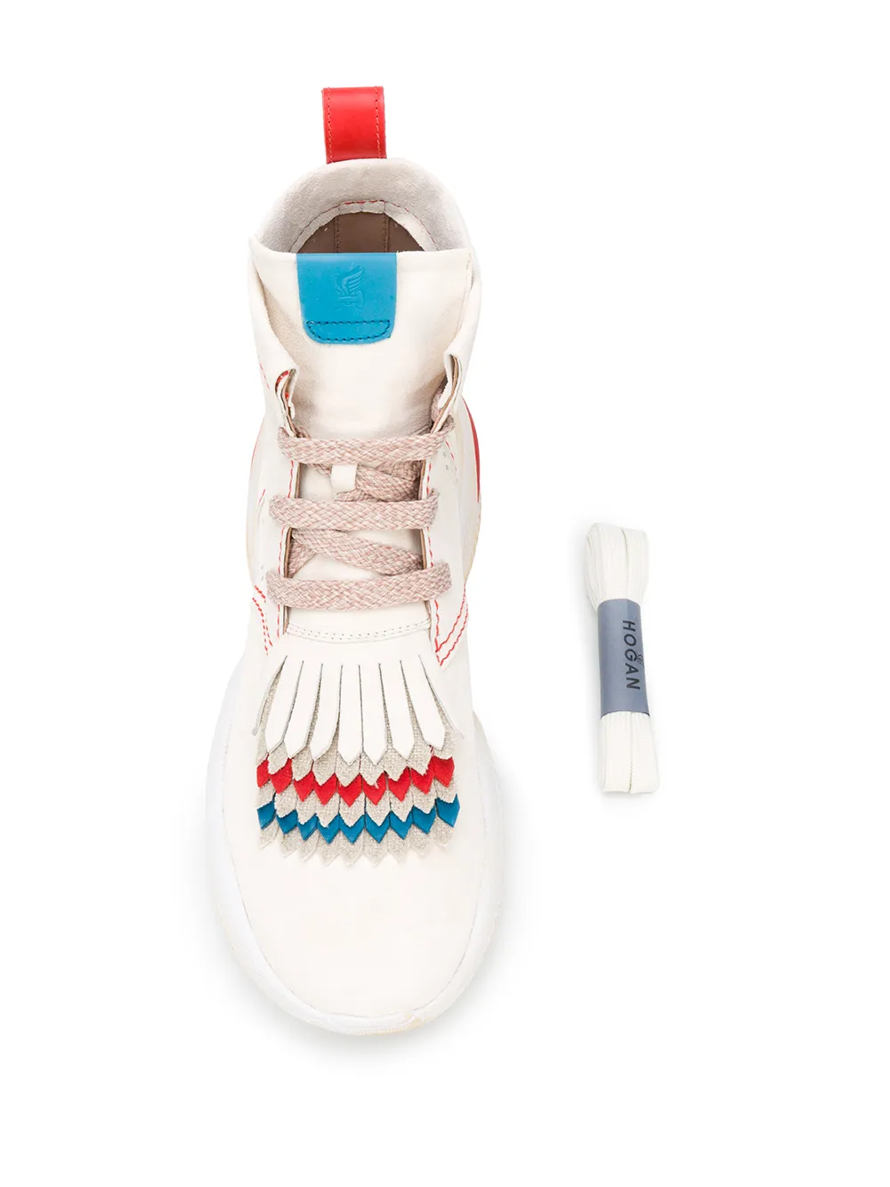 Hogan Interaction high-top sneakers Beige