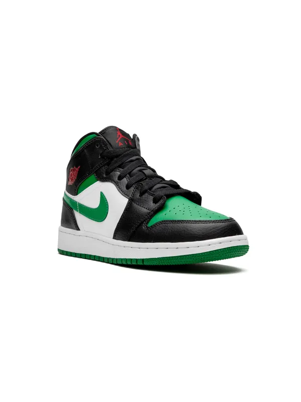 green and black jordan 1 kids