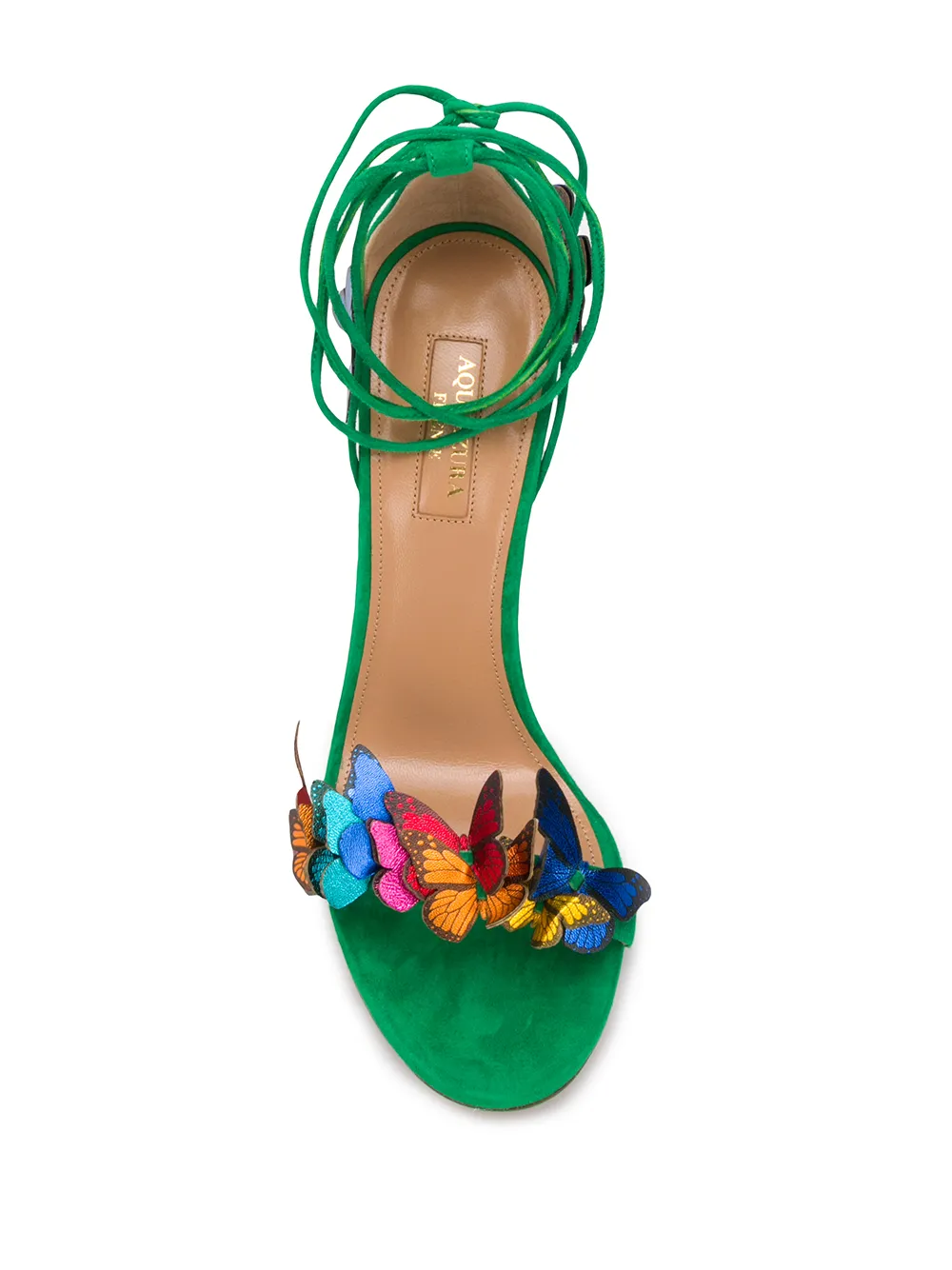 sandals with butterflies on them