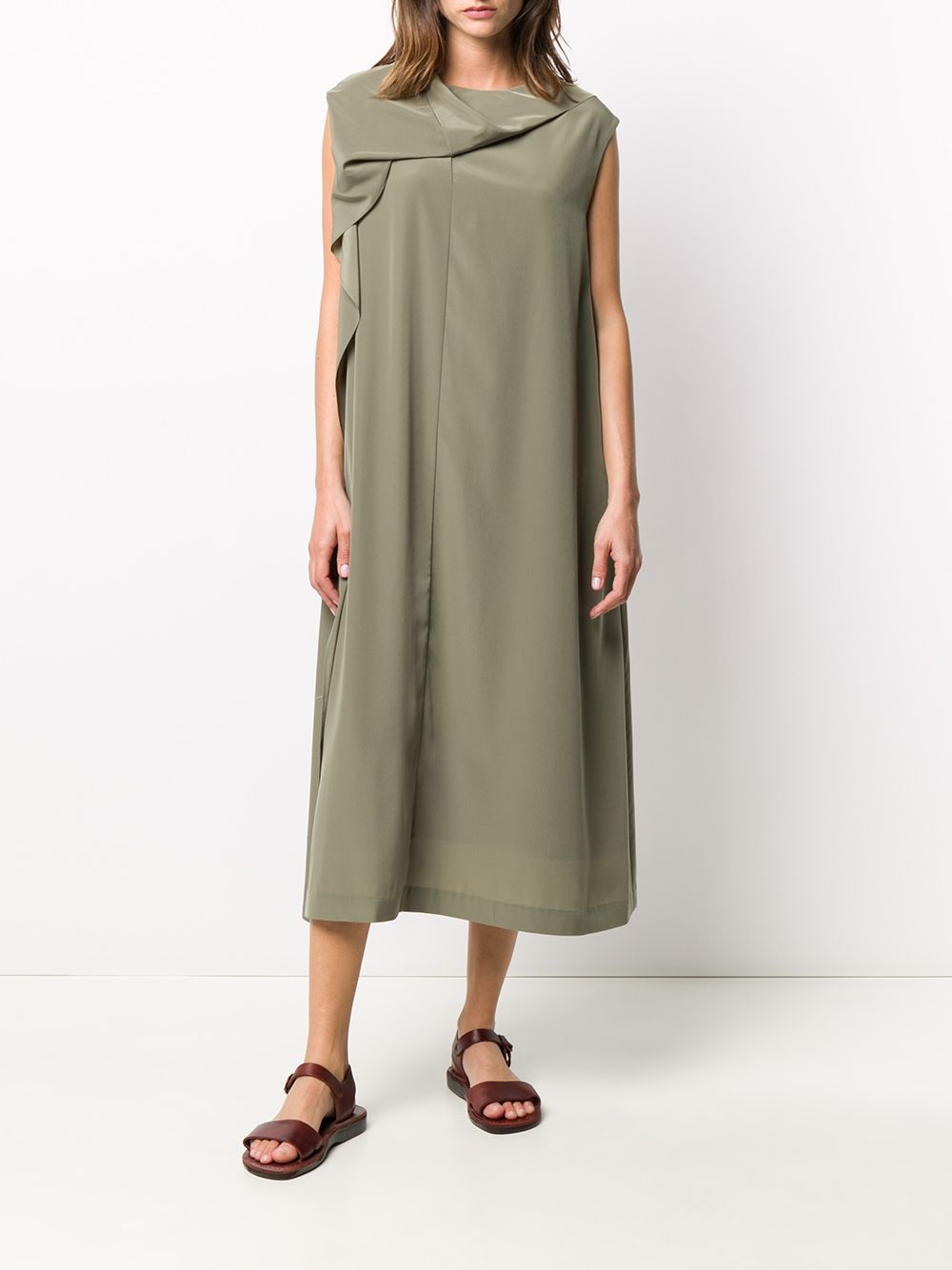 фото Chalayan drape neck dress