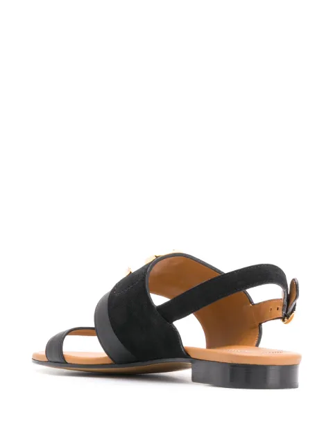 chloe c plaque sandals